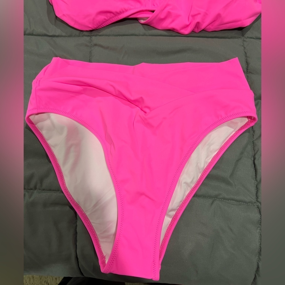 NWT VS Victoria Secret pink bikini swim suit L XXL - Picture 6 of 10